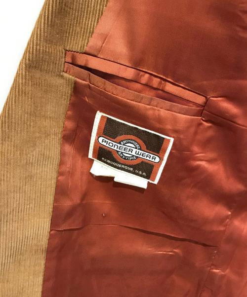 PIONEER WEAR（パイオニアウェア）PIONEER WEAR (パイオニアウェア) テーラードジャケット ベージュ サイズ:Ｌの古着・服飾アイテム
