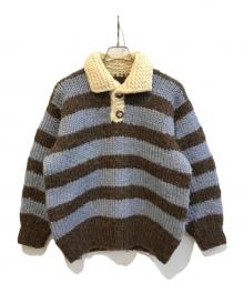 THUNDERBIRD（サンダーバード）の古着「カウチンニット」｜スカイブルー