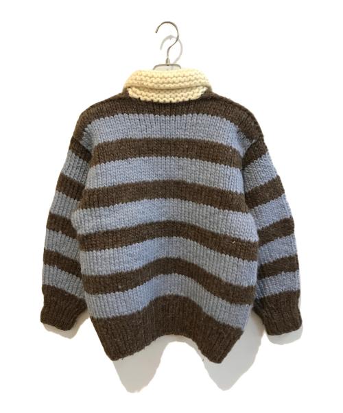 THUNDERBIRD（サンダーバード）THUNDERBIRD (サンダーバード) カウチンニット スカイブルー サイズ:freeの古着・服飾アイテム