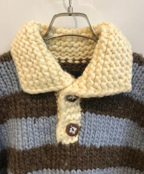 THUNDERBIRD（サンダーバード）THUNDERBIRD (サンダーバード) カウチンニット スカイブルー サイズ:freeの古着・服飾アイテム