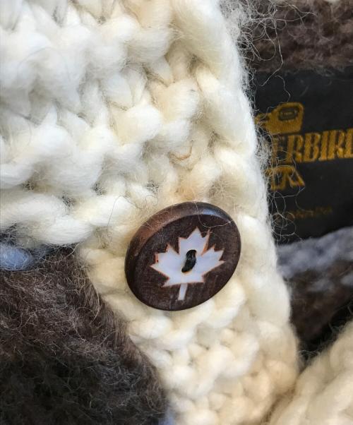 THUNDERBIRD（サンダーバード）THUNDERBIRD (サンダーバード) カウチンニット スカイブルー サイズ:freeの古着・服飾アイテム