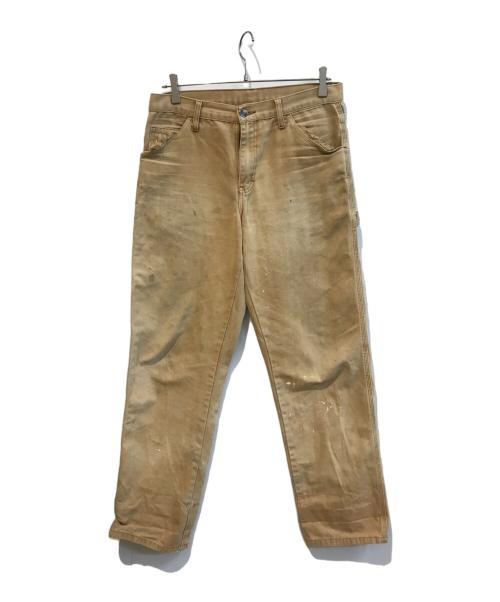 Dickies（ディッキーズ）Dickies (ディッキーズ) ダックペインターパンツ ベージュ サイズ:FREEの古着・服飾アイテム