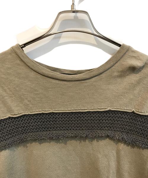 UNDERCOVERISM（アンダーカバーイズム）UNDERCOVERISM (アンダーカバーイズム) 再構築カットソー　V238 ベージュ サイズ:Mの古着・服飾アイテム