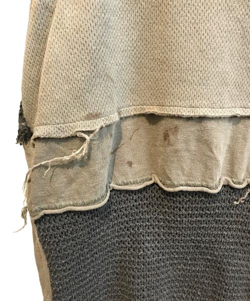 UNDERCOVERISM（アンダーカバーイズム）UNDERCOVERISM (アンダーカバーイズム) 再構築カットソー　V238 ベージュ サイズ:Mの古着・服飾アイテム