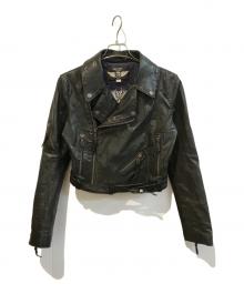 DIESEL（ディーゼル）の古着「レザージャケット」｜ブラック