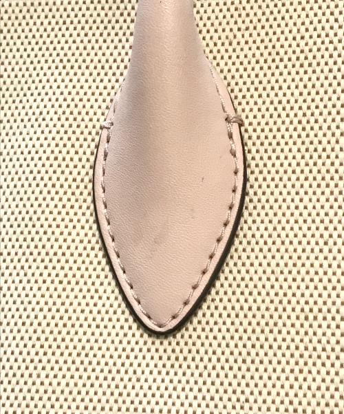 MICHAEL KORS（マイケル・コース）MICHAEL KORS (マイケル・コース) キャンバストートバッグ　35S2G7ZT3C ベージュ×ピンクの古着・服飾アイテム