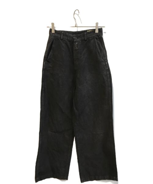 VETRA（ベトラ）VETRA (ベトラ) コットンリネンパンツ ブラック サイズ:Mの古着・服飾アイテム