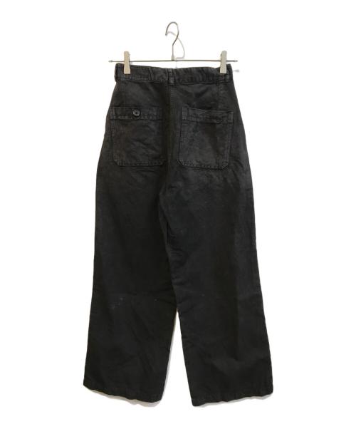 VETRA（ベトラ）VETRA (ベトラ) コットンリネンパンツ ブラック サイズ:Mの古着・服飾アイテム