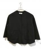 FRAMeWORKフレームワーク）の古着「ハミルトンリバークルーネックコート2　23020220301140」｜ブラック