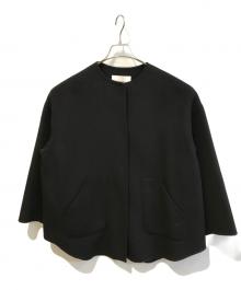 FRAMeWORK（フレームワーク）の古着「ハミルトンリバークルーネックコート2　23020220301140」｜ブラック