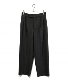 journal standard L'essage（ジャーナルスタンダード レサージュ）の古着「ヴィスポリーノ2タックワイドパンツ　24030370011010」｜グレー