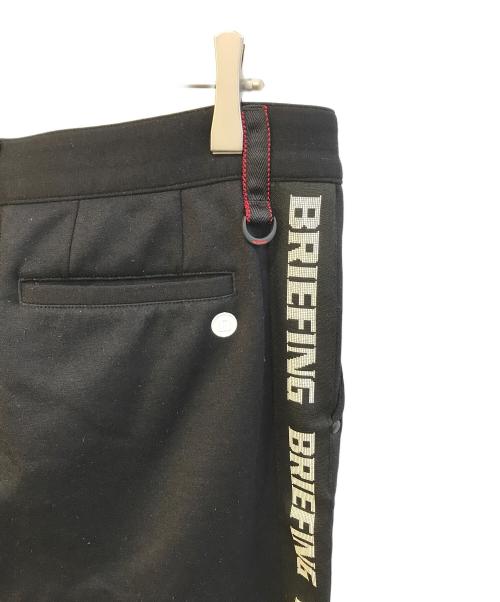 BRIEFING（ブリーフィング）BRIEFING (ブリーフィング) BRIEFING WARM SIDE LOGO LINE SLIM PANTS　BRG233M58 ブラック サイズ:SIZE XLの古着・服飾アイテム