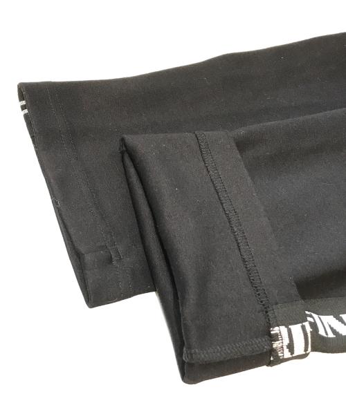 BRIEFING（ブリーフィング）BRIEFING (ブリーフィング) BRIEFING WARM SIDE LOGO LINE SLIM PANTS　BRG233M58 ブラック サイズ:SIZE XLの古着・服飾アイテム