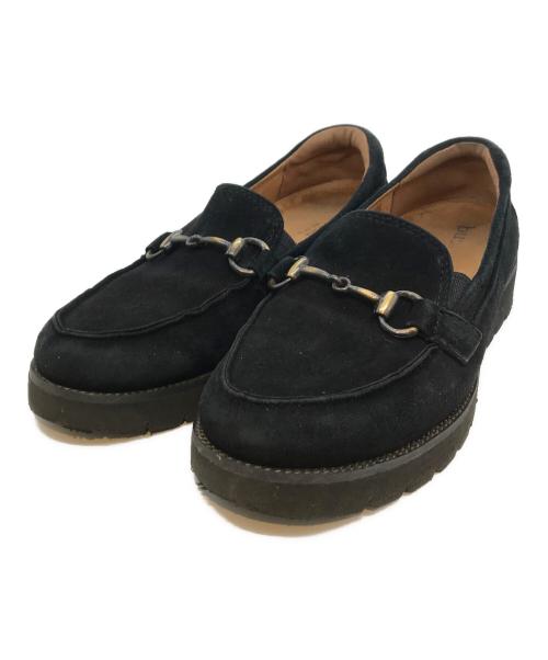 bussola（ブソラ）bussola (ブソラ) 撥水レザービットローファー 905435 ブラック サイズ:36の古着・服飾アイテム