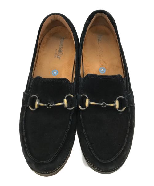 bussola（ブソラ）bussola (ブソラ) 撥水レザービットローファー 905435 ブラック サイズ:36の古着・服飾アイテム