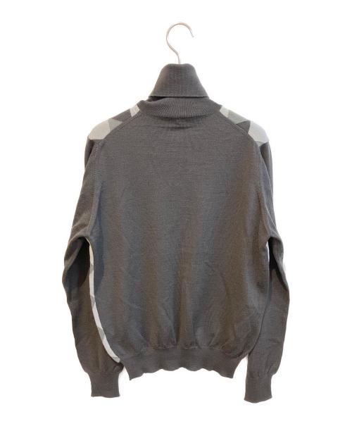 DOLCE & GABBANA（ドルチェ＆ガッバーナ）DOLCE & GABBANA (ドルチェ＆ガッバーナ) アーガイルニット グレー サイズ:46の古着・服飾アイテム