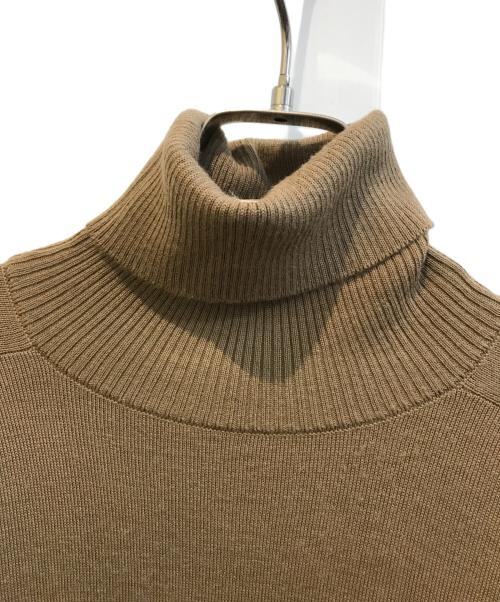 D&G（ディーアンドジー）D&G (ディーアンドジー) タートルネックニット ベージュ サイズ:52の古着・服飾アイテム