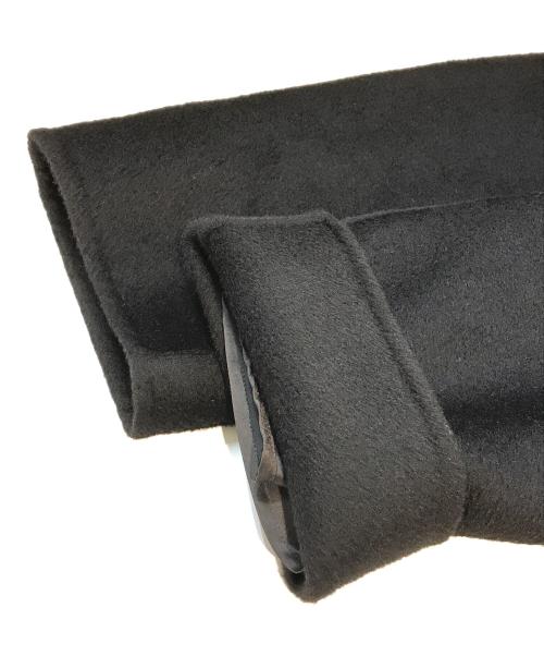 Noble（ノーブル）Noble (ノーブル) キャレメルミックスリバージップコート　	24020240505040 ブラック サイズ:Sの古着・服飾アイテム