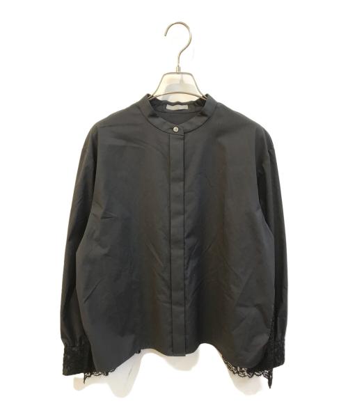 theory luxe（セオリーリュクス）theory luxe (セオリーリュクス) バックレースシャツ 03-4108270 ブラック サイズ:Mの古着・服飾アイテム