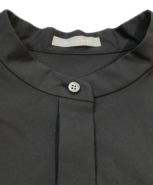 theory luxe（セオリーリュクス）theory luxe (セオリーリュクス) バックレースシャツ 03-4108270 ブラック サイズ:Mの古着・服飾アイテム