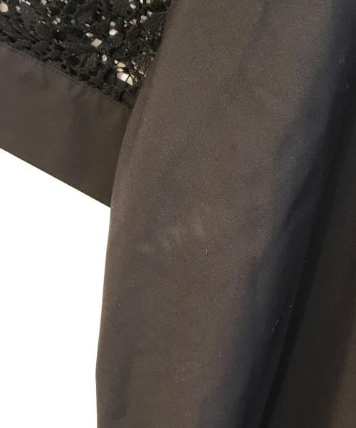 theory luxe（セオリーリュクス）theory luxe (セオリーリュクス) レース切替シャツ　03-4208228 ブラック サイズ:Mの古着・服飾アイテム
