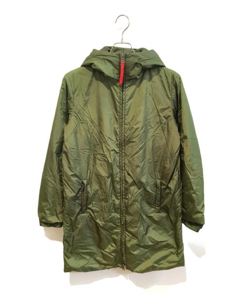 PRADA（プラダ）PRADA (プラダ) 中綿コート グリーン サイズ:Ｌの古着・服飾アイテム