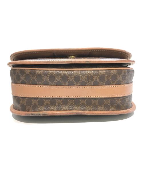 CELINE（セリーヌ）CELINE (セリーヌ) マカダム柄トリオンフショルダーバッグ ブラウンの古着・服飾アイテム