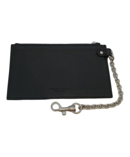 BOTTEGA VENETA（ボッテガベネタ）BOTTEGA VENETA (ボッテガベネタ) チェーン付きスモールウォレット ブラックの古着・服飾アイテム