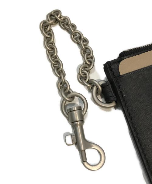 BOTTEGA VENETA（ボッテガベネタ）BOTTEGA VENETA (ボッテガベネタ) チェーン付きスモールウォレット ブラックの古着・服飾アイテム
