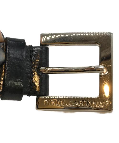DOLCE & GABBANA（ドルチェ＆ガッバーナ）DOLCE & GABBANA (ドルチェ＆ガッバーナ) ベルト ブラックの古着・服飾アイテム