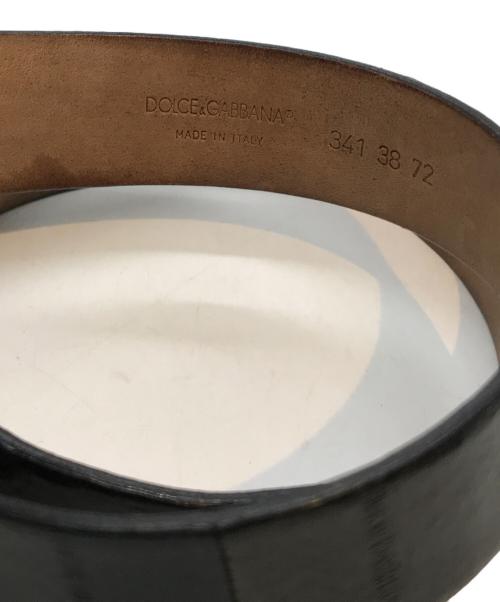 DOLCE & GABBANA（ドルチェ＆ガッバーナ）DOLCE & GABBANA (ドルチェ＆ガッバーナ) ベルト ブラックの古着・服飾アイテム