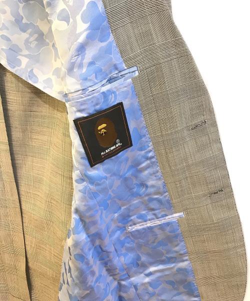 Mr.BATHING APE（ミスターベイジングエイプ）Mr.BATHING APE (ミスターベイジングエイプ) 3ピースセットアップスーツ グレー サイズ:46の古着・服飾アイテム