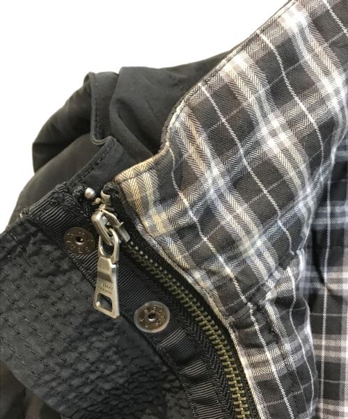 BURBERRY BLACK LABEL（バーバリーブラックレーベル）BURBERRY BLACK LABEL (バーバリーブラックレーベル) マウンテンパーカー　D1F04-103-09 ブラック サイズ:Ｌの古着・服飾アイテム
