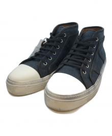 DOLCE & GABBANA（ドルチェ＆ガッバーナ）の古着「Re-Edition ミドルカットスニーカー」｜インディゴ