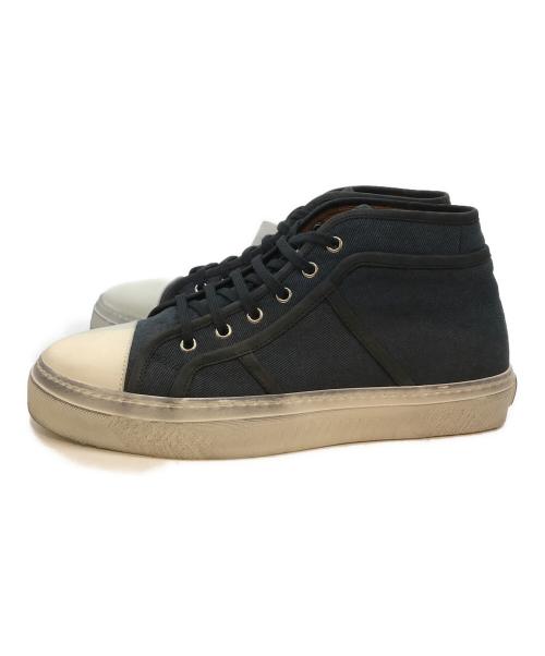 DOLCE & GABBANA（ドルチェ＆ガッバーナ）DOLCE & GABBANA (ドルチェ＆ガッバーナ) Re-Edition ミドルカットスニーカー インディゴ サイズ:Sの古着・服飾アイテム