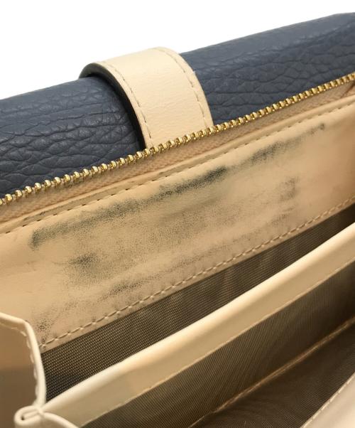 FURLA（フルラ）FURLA (フルラ) グラツィア COMPACT WALLET BX1588 ネイビーの古着・服飾アイテム