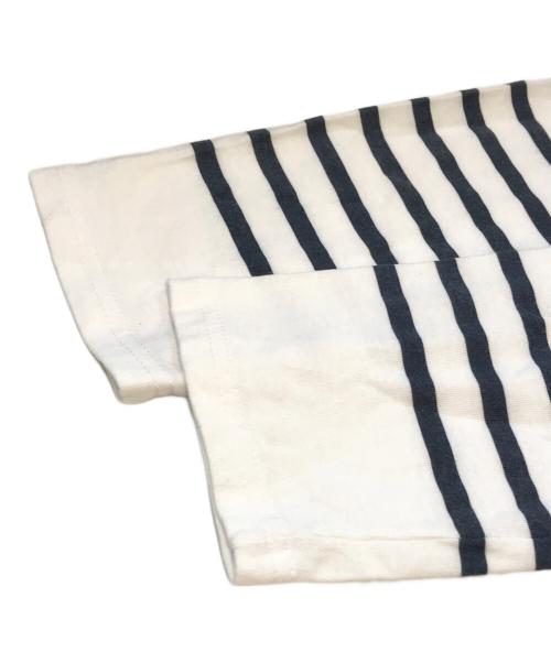 SAINT JAMES（セントジェームス）SAINT JAMES (セントジェームス) 大阪万博限定バスクシャツ ホワイト サイズ:ＸＳの古着・服飾アイテム