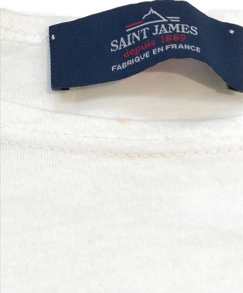 SAINT JAMES（セントジェームス）SAINT JAMES (セントジェームス) 大阪万博限定バスクシャツ ホワイト サイズ:ＸＳの古着・服飾アイテム