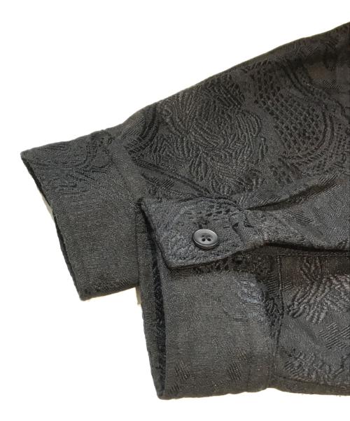 HARE（ハレ）HARE (ハレ) ゴブラン織りシャツ　HA020177TR ブラック サイズ:Ｍの古着・服飾アイテム