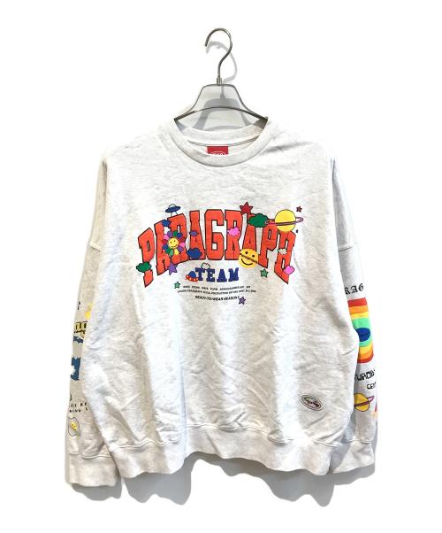 paragraph（パラグラフ）Paragraph (パラグラフ) スウェット グレー サイズ:Freeの古着・服飾アイテム