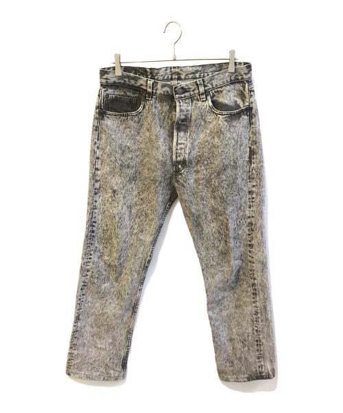 LEVI'S（リーバイス）LEVI'S (リーバイス) ケミカルウォッシュデニムパンツ ブラック サイズ: 91cm (W36)の古着・服飾アイテム