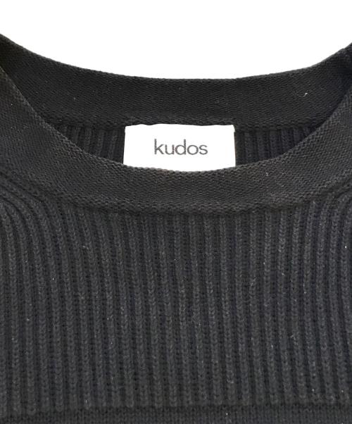 kudos（クードス）kudos (クードス) FRONT HOLES PULLOVER　KK19X01 ブラック サイズ:Mの古着・服飾アイテム