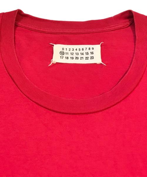 Maison Margiela（メゾンマルジェラ）Maison Margiela (メゾンマルジェラ) Tシャツ　S30GC0504 レッド サイズ:48の古着・服飾アイテム