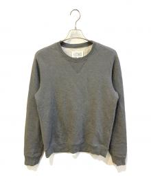 Maison Margiela（メゾンマルジェラ）の古着「エルボーパッチスウェット　S30GU0039」｜グレー