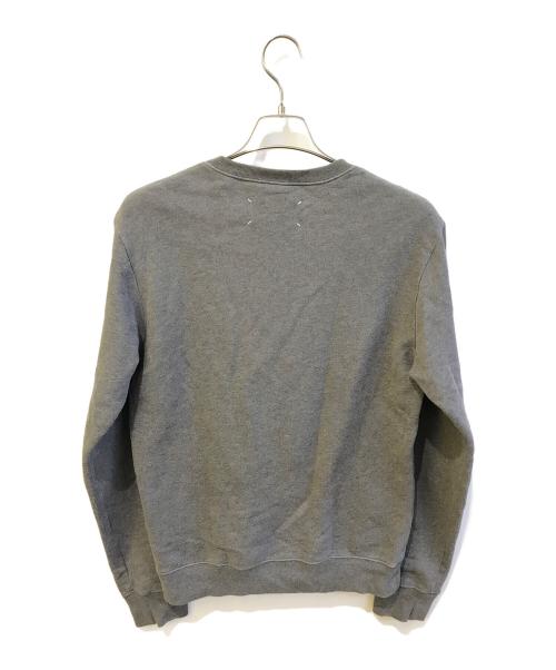 Maison Margiela（メゾンマルジェラ）Maison Margiela (メゾンマルジェラ) エルボーパッチスウェット　S30GU0039 グレー サイズ:46の古着・服飾アイテム