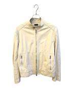 HUGO BOSSヒューゴ ボス）の古着「レザージャケット」｜アイボリー