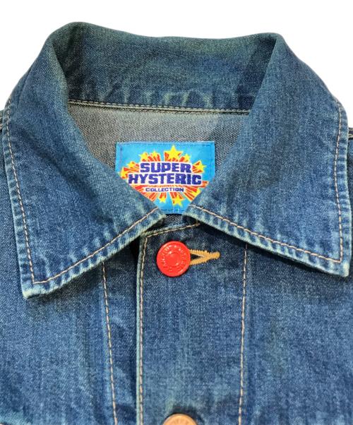 SUPER HYSTERIC（スーパーヒステリック）SUPER HYSTERIC (スーパーヒステリック) デニムジャケット インディゴ サイズ:Freeの古着・服飾アイテム