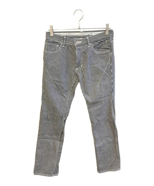 NUMBER (N)INE（ナンバーナイン）NUMBER (N)INE (ナンバーナイン) ヒッコリーパンツ ネイビー サイズ:2×30の古着・服飾アイテム