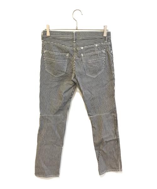 NUMBER (N)INE（ナンバーナイン）NUMBER (N)INE (ナンバーナイン) ヒッコリーパンツ ネイビー サイズ:2×30の古着・服飾アイテム