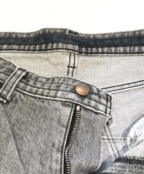 NUMBER (N)INE（ナンバーナイン）NUMBER (N)INE (ナンバーナイン) デニムパンツ グレー サイズ:2×30の古着・服飾アイテム